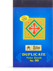 Lotus Duplicate Notebook No. 0 (11 X 14 cm)